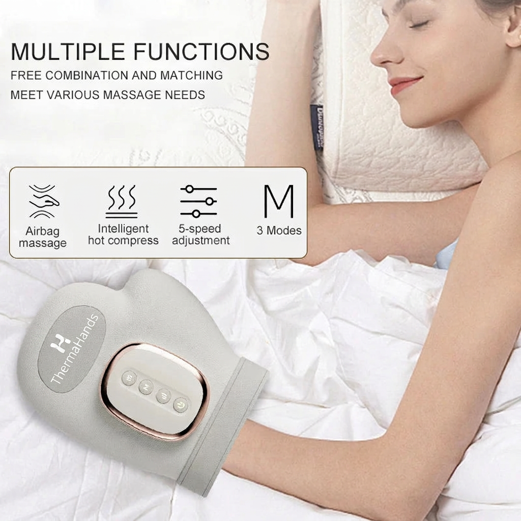 ThermaHands™ Håndmassager med varme og kompression