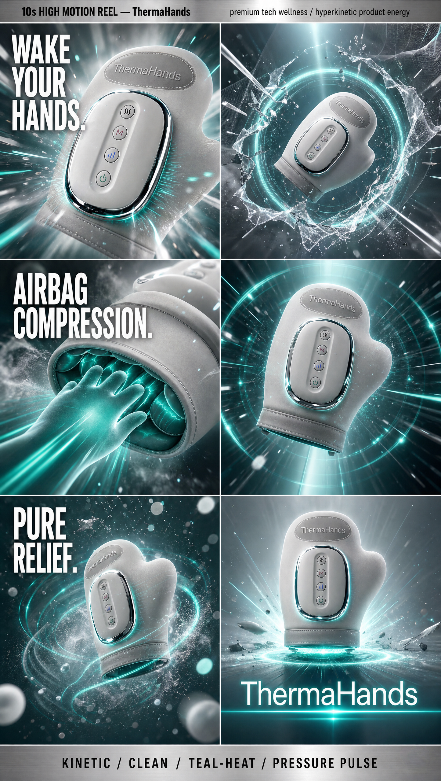 ThermaHands™ Hand Massager with Heat & Compression